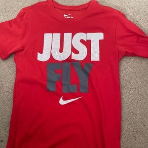 Red Nike shirt,size small,worn under 5 times